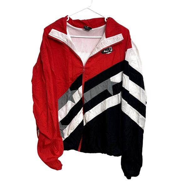 Men's Nike Throwback Full Zip Lined Track Jacket Blazers Basketball Size S - Picture 1 of 3